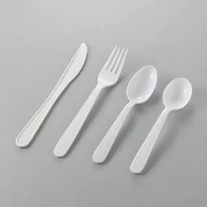 SY-PPC03 Heavy Weight Knife Fork Teaspoon Soupspoon White