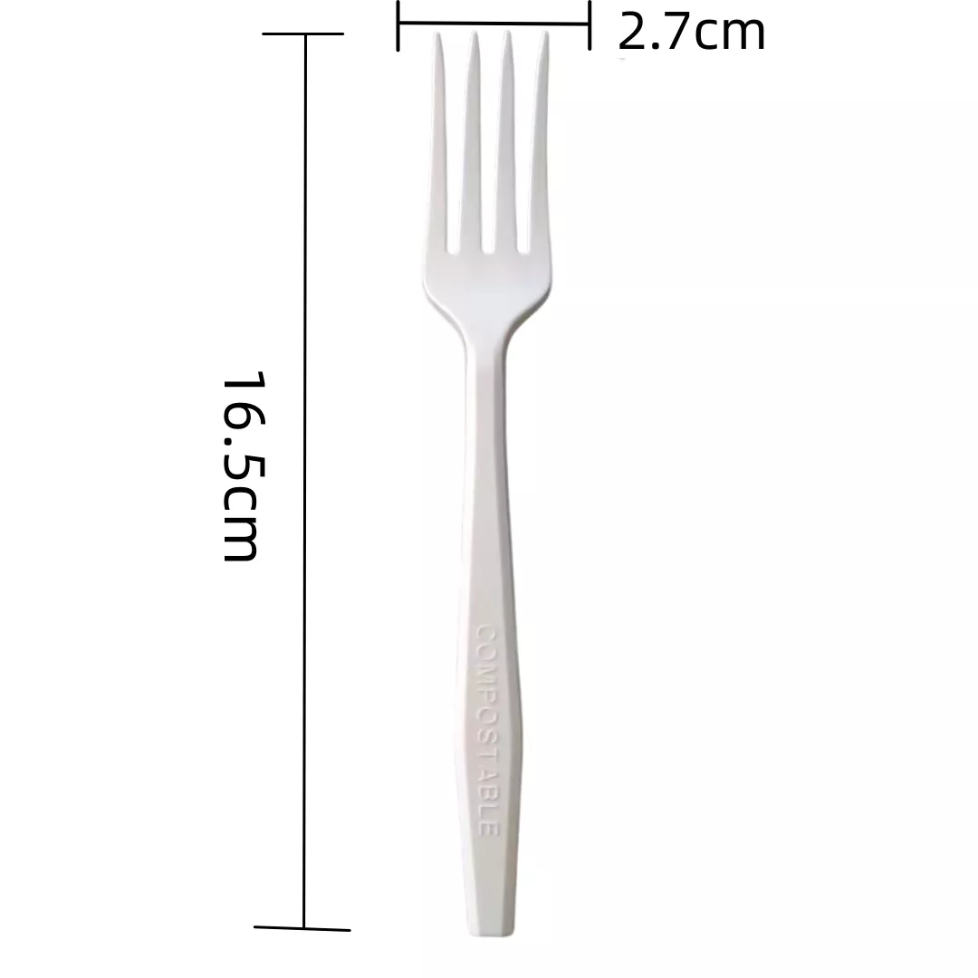SY-PLA06 6.5" Heavy Weight CPLA Fork,White/black,1000ct. - Image 4