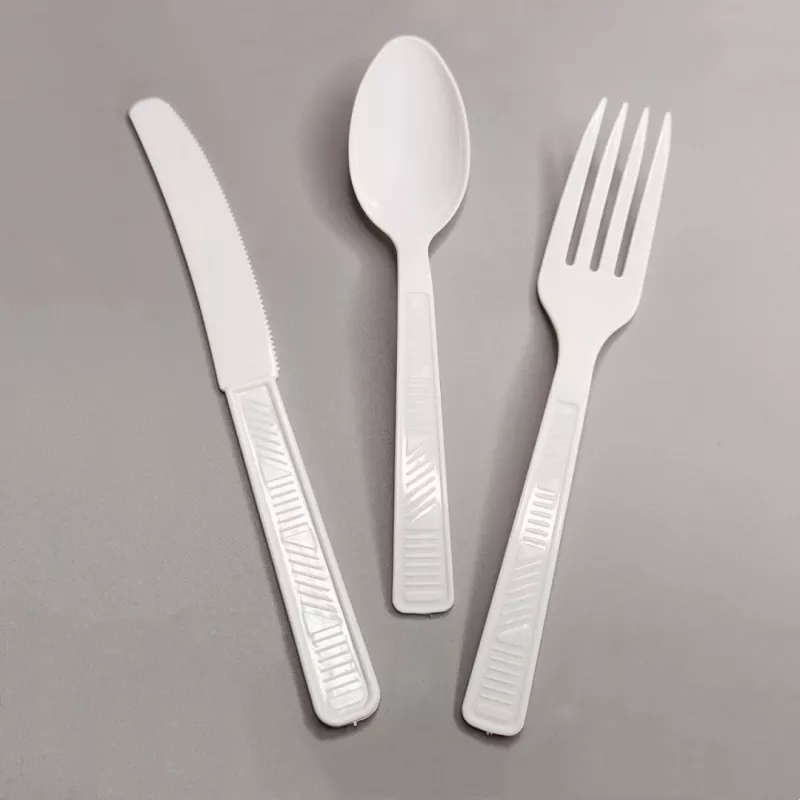 5.9" Medium Weight PS Fork White 2448ct. - Image 3