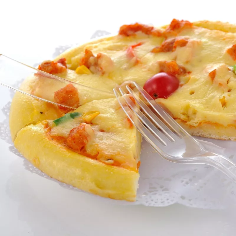 5.9" Medium Weight PS Fork White 2448ct. - Image 4