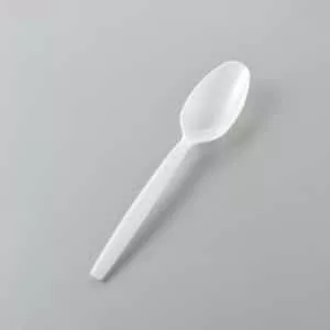 SY-PSC17 Heavy Weight PS Teaspoon White